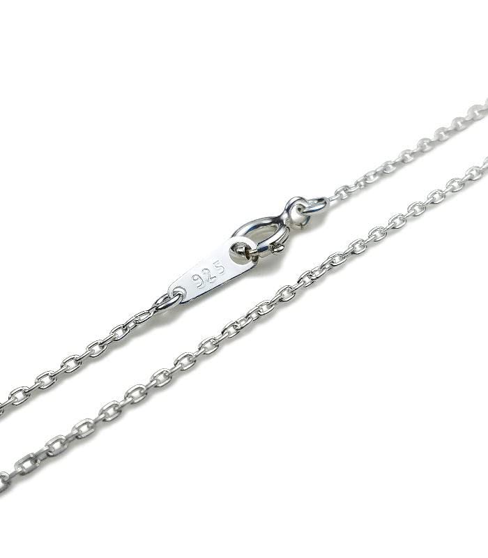 [dredline] 1.3mm60cm CL35 Figaro Chain Silver Necklace for Women and Men, Pendant Chain, Silver 925, Silver Accessory (60cm, CL35, 1.3mm width)
