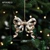 Cross-border Electroplated Christmas Tree Ornaments: Golden Snowflake & Reindeer Pendants