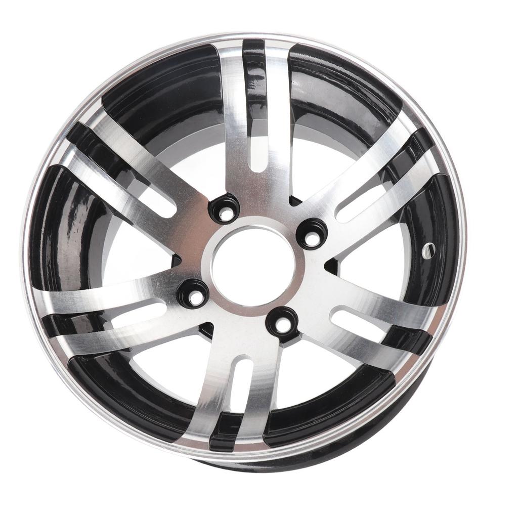 12 tums ATV Hjul Fälg Nav Aluminiumlegering Hög Styrka Ersättning för Fyrhjuling Go Kart Vagn Off Road Fordon