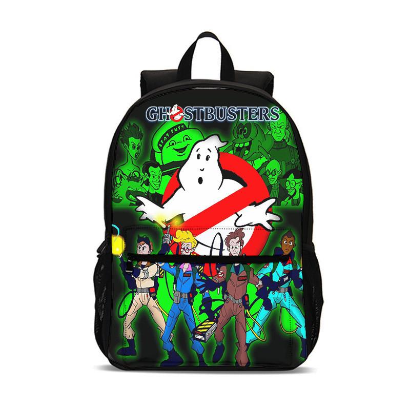 Ghost Busters Bookbag For Students With Nylon Material And Large Capacity For Daily Use