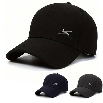 Unisex Two Hook Embroidery Baseball Caps Outdoor Adjustable Spring and Autumn Casual Sunscreen Hat
