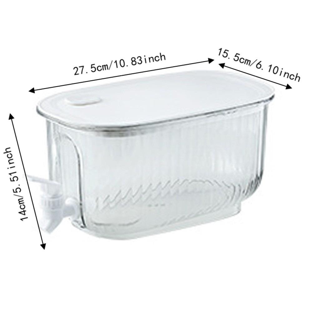 PET Beverage Dispenser 4L Water Dispenser Thickened Water Pitcher  For Family