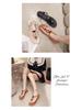 Women's Summer Casual Flat Sandals - Hollow Buckle Soft Bottom Beach Sandals
