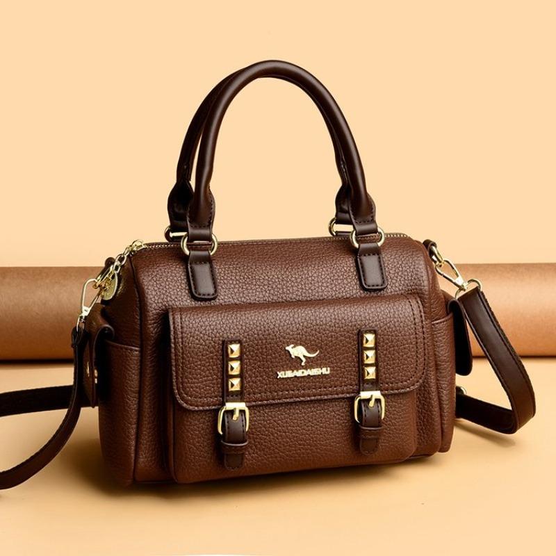 Borsa a tracolla da donna in morbida pelle PU di alta qualità, Borsa a spalla da donna alla moda, Adatta per l'uso quotidiano, Lo shopping, Il pendolarismo