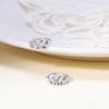 Round Car Flower Ear Buckle Female Personality Simple Sparkling Niche Versatile Ins Small Earrings Female