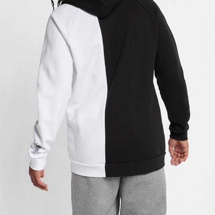 Jordan LGC AJ11 FLC SpaceJam Hoodie Schwarz/Weiß Herren Streetwear BQ0187-010