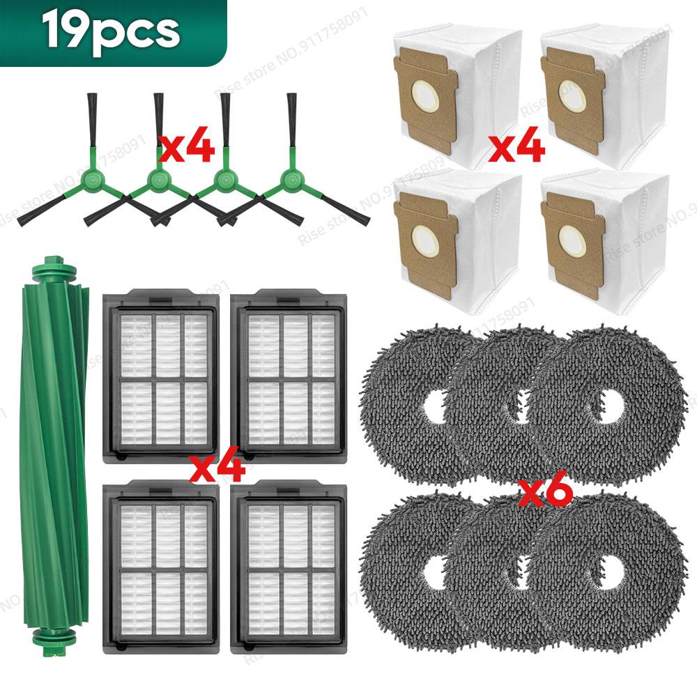 Compatible for irobot Roomba Plus 405 / 505 Combo Spare Parts Accessories Mop Cloth Dust Bag