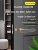 Italian Minimalist Eco Wood Door Handle: Keyless Magnetic Lock for Bathroom or Bedroom
