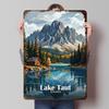 Lake Taut Sweden Landscape Poster Customized Vintage Metal Signs Wall Art Retro Tin Plaque for Home Decor Living Room Wand Deko