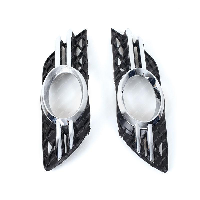 Car Front Fog Light Grill Cover Trim For Mercedes Benz E-CLASS W211 2007-2009 2118850822 2118850922 A2118851174 A2118851274