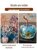 Natural Crystal Money Tree for Wealth & Prosperity - Decorative Ornament for Home, Office, or Desk
