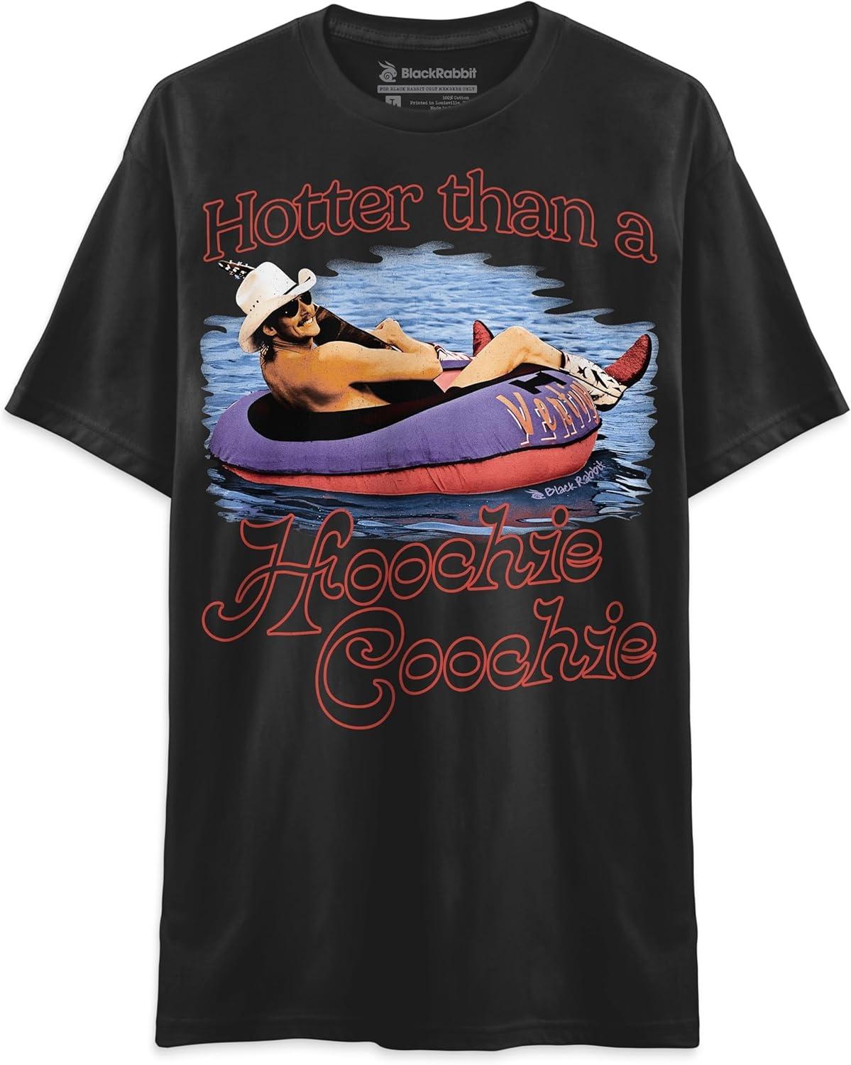 

Hotter Than A Hoochie Coochie Shirt 90s Country Retro Vintage Unisex T-Shirt XXXXXL чорний