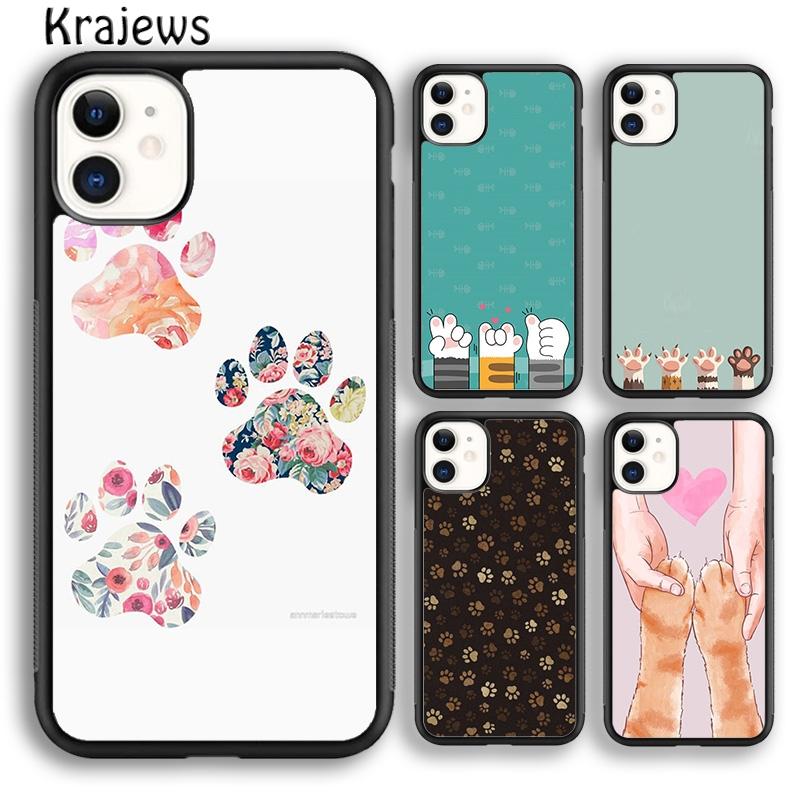 Krajews Funny Paws Soft Phone Case Cover For iPhone 17 Air 16 15 14 plus 11 12 13 pro max coque Shell Fundas