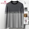 MONTAGUT Men's Crew Neck Wool Sweater