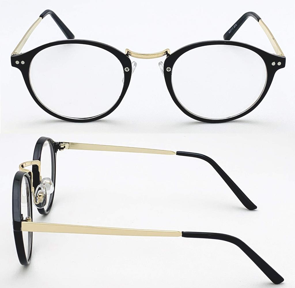CYPHUS Boston Fashion Combination UV Protection Sunglasses, Glasses, Frame, Unisex, Classic, Casual, (Black/Clear)