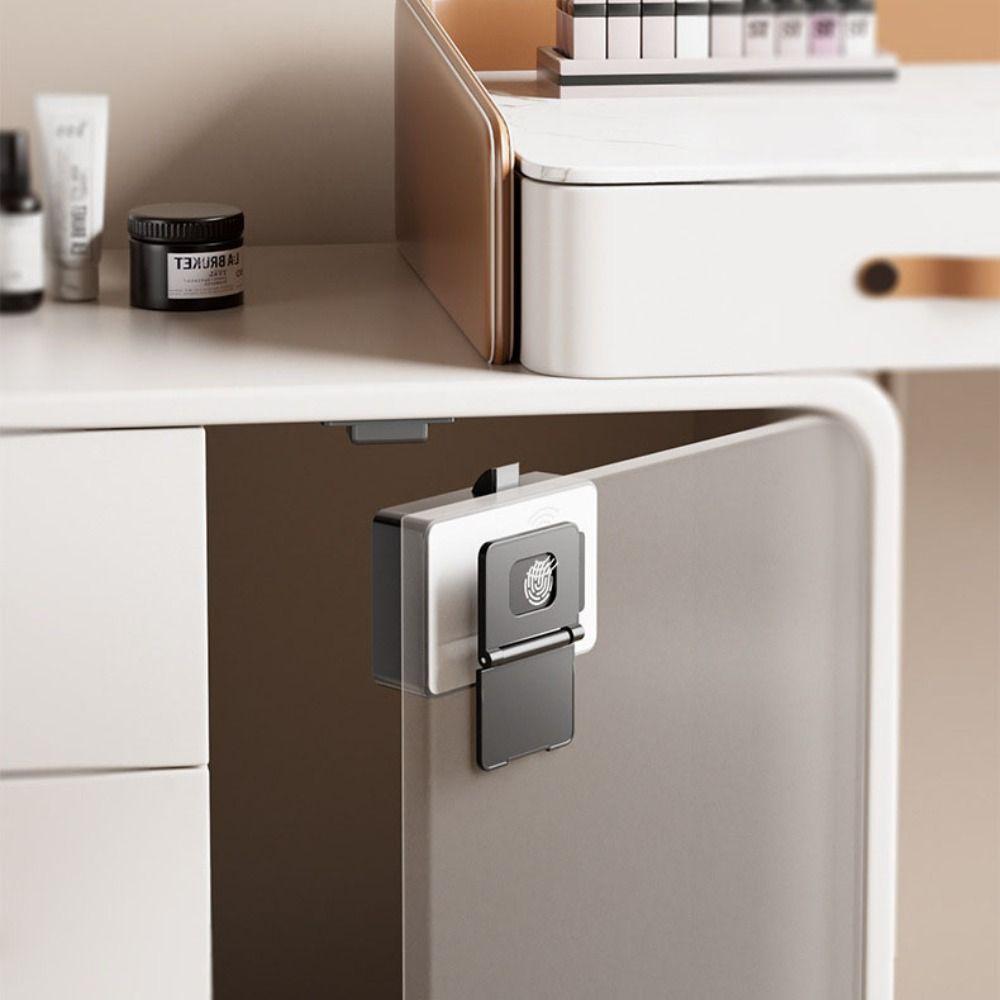 NFC Unlock Smart Cabinet Lock Long Battery Life Keyless Entry Magnetic Sensing Lock Easy To Install Remote Unlocking