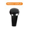 For Mazda CX-5 2017- ABS Carbon Fiber Central Console Gear Shift Knob Trim