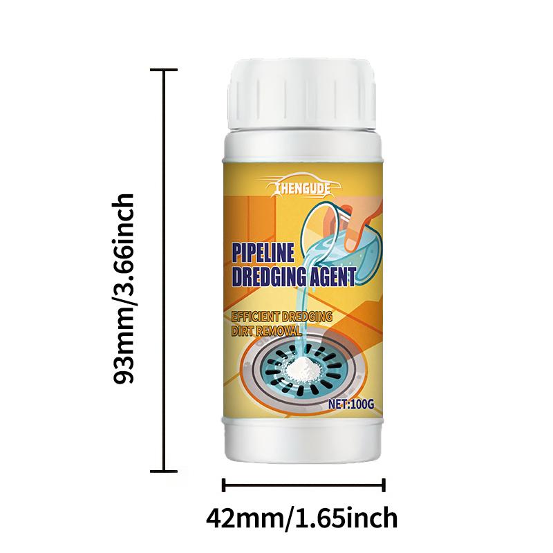 

Household Drain Pipe Quick Unblocking Agent, Household Cleaner, Automatic Unblocking, Easy to Operate Suitable for Use in Various Household Drai 100g