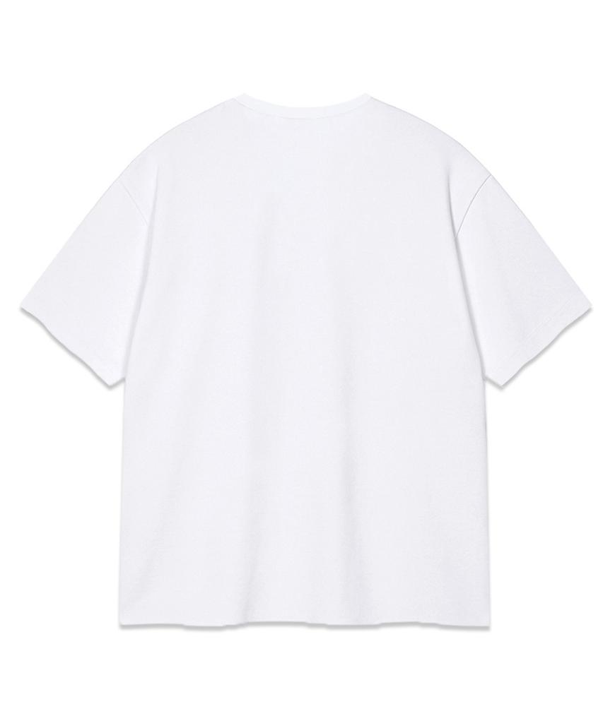 RANDOMOFF Röff Type Play Dot Over Fit T-Shirt White(Candy)