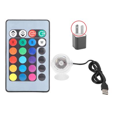 Plastic LED Aquarium Colourful Gradient Waterproof Submersible Night Spot Light Freshwater Seawater