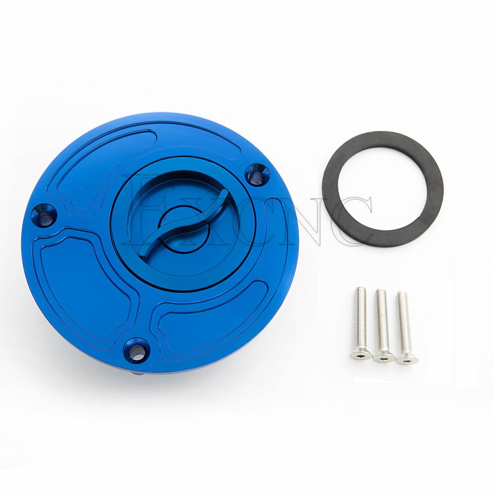 CNC Fuel Gas Cap Keyless For Honda CBR600 F4i CBR954RR CBR900RR CBR600RR CBR1000RR CBR1100XX Hornet CB600F CB500 CBF1000 RVF400