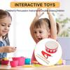 Double Sided Musical Instrument Toys Montessori Wood Kids Drum Toys  Children Preschool