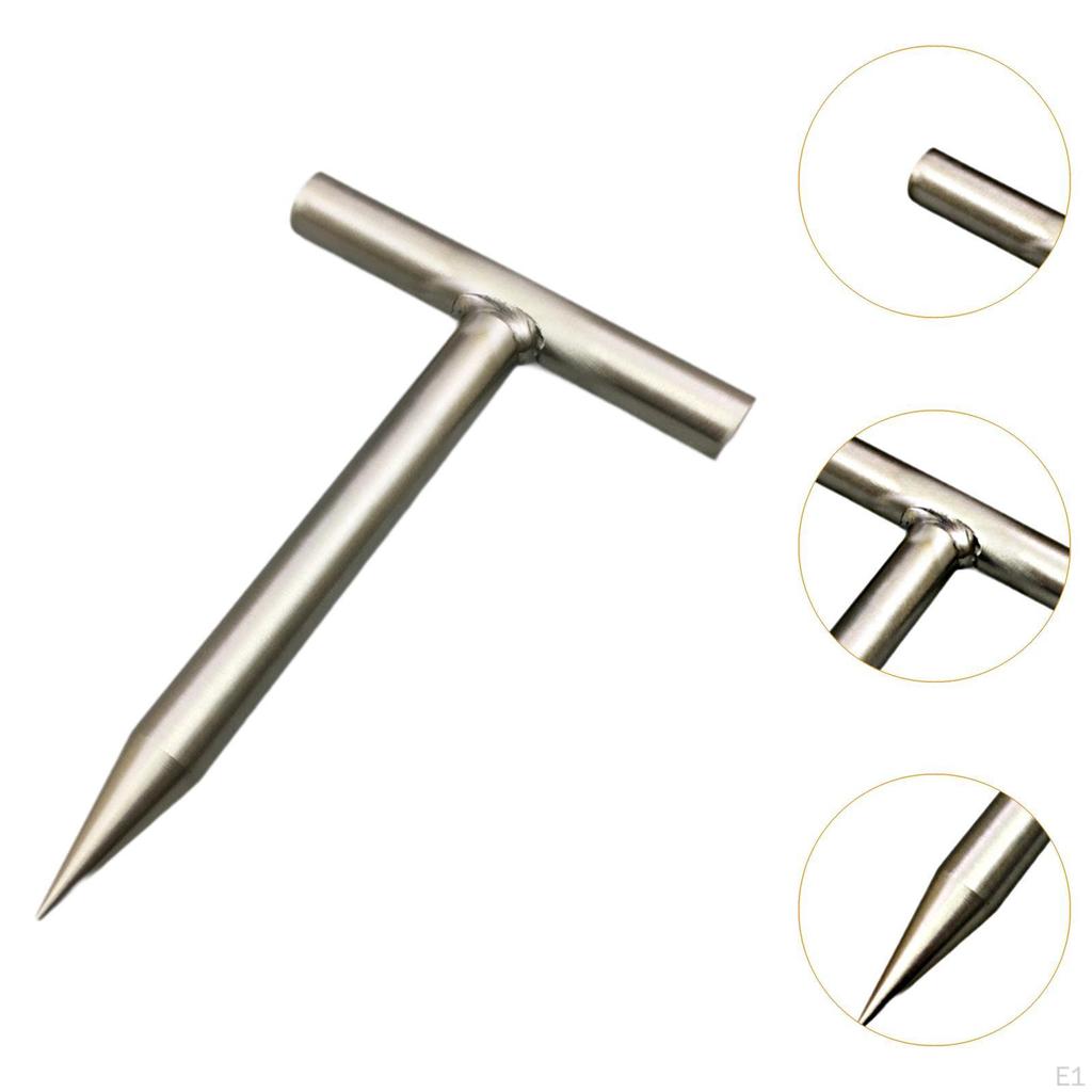 Seed Dibber Hand Planting Digging Stainless Steel Dispenser Gardening Tool for Tulip Flowers