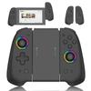 Wireless Joy-pad for Nintend Switch/Switch OLED/Lite with 8 Color RGB Lights Gamepad with 6-Axis Gyro Turbo  Vibration