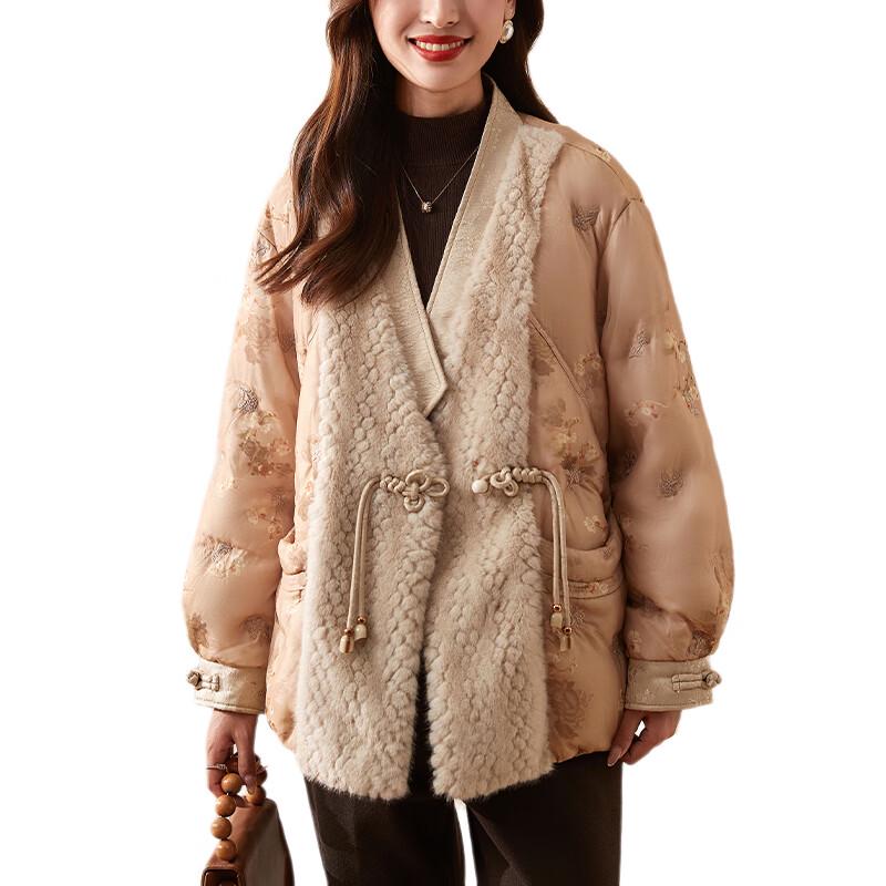 JIANHU Women's Chinese Style Frog Button Down Jacket