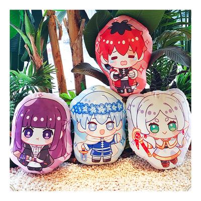 Soulsending No Frieren Surroundings Himmel Fern Stark Hugging Pillow Plush Toy Napping Sofa Backrest Waist Cushion Car Decoration Moe Goods Birthday