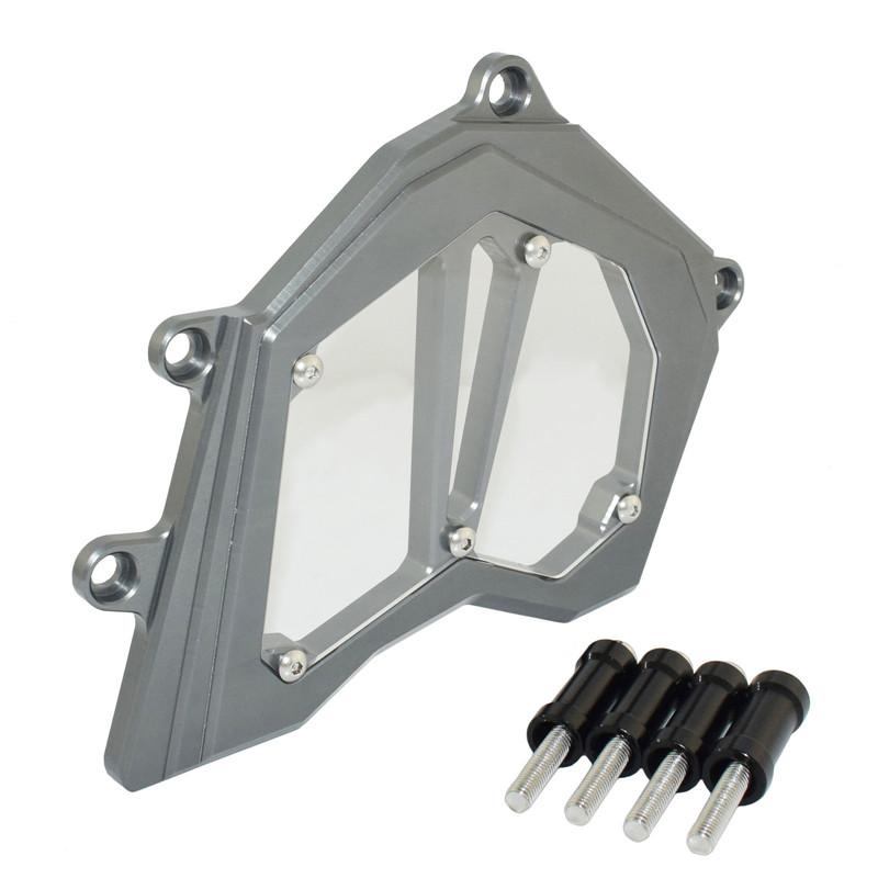 

waase For Kawasaki Ninja ZX10R ZX-10R 2011 2012 2013 2014 2015 2016 2017-2022 Front Sprocket Chain Guard Cover Left Side Engine сірий колір
