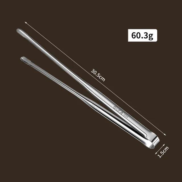 

Non-Slip Stainless Steel Food Tongs BBQ Grill Clip Steak Bread Clip Cooking Utensils Kitchen Gadgets Outdoor Party Barbecue Tool