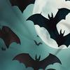 Moon Bat Graphic Soft Flannel Blanket Breathable Warm Throw for Office Car Sofa Kids Room Birthday Xmas Gift