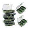 Fishing Tackle Storage Box 1/2/3/4/6/8 Compartments Large Capacity Organizer Containers Fishing Tools