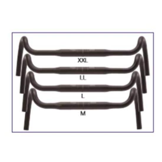 Dizna Bandy 2 Handle Sand Silver Drop Handle M 31.8mm (385/470)