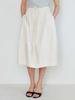 The Rye Volume Midi Skirt(Cream)