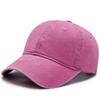 Minimalist Light Plate Pure Cotton Washed Cap Retro Baseball Cap Solid Color Versatile Sunshade Cap Adjustable