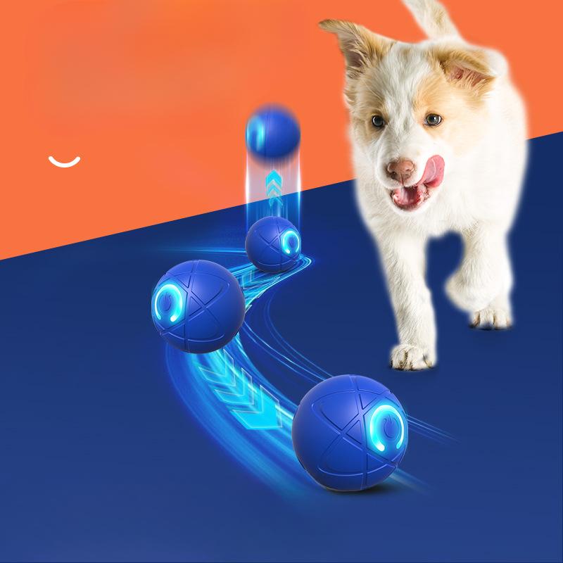 Neuer Haustier-Springball Haustier Hund Spielzeug Ball Bissfest Elastischer Ball Selbstunterhaltung Hund Automatischer Schwerkraft-Springball
