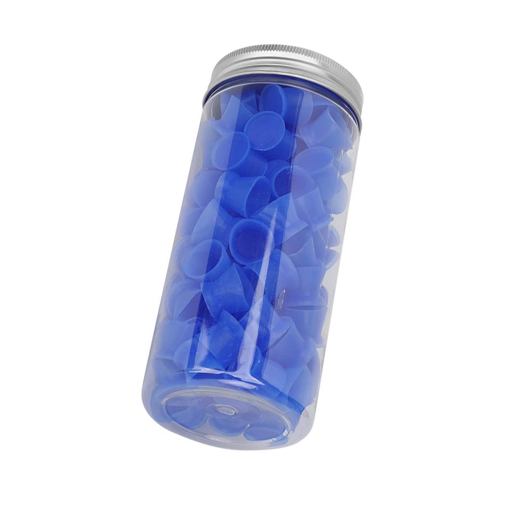 100 Pcs Tattoo Ink Cups Silicone Soft Disposable Tattoo Pigment Cups Makeup Container Tattoo