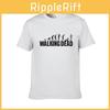 The Walking Dead Unisex Kurzarm Baumwolle Lässiges T-Shirt Perfekt Für Alle Jahreszeiten