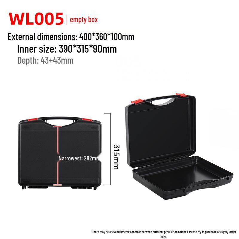 Multi-Functional Tool Storage: Handheld Plastic Box for Tools, Electric Drill, and Multimeter Equipment
