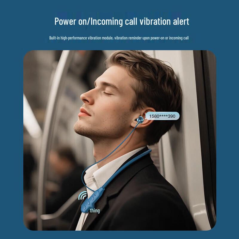 Newsmy C65 Neckband Sports Bluetooth Earphones