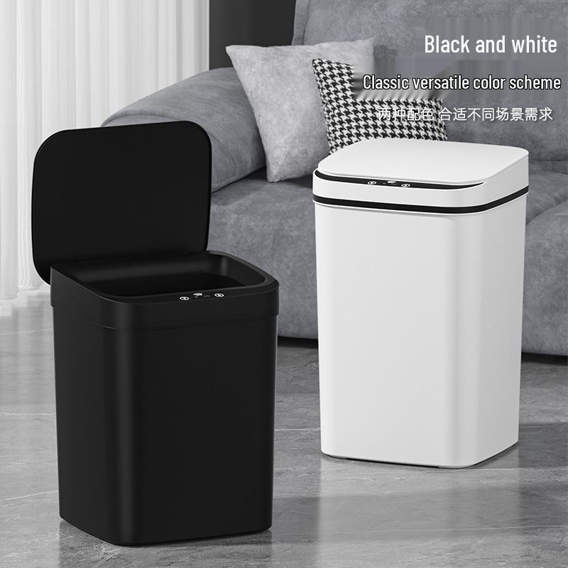 2026 Smart Large-Capacity Automatic Trash Can for Home, Living Room, and Bathroom