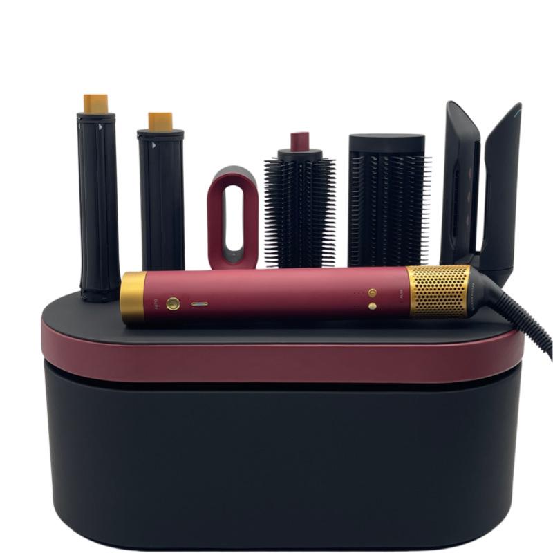 Mou Sen 9th Gen 2-in-1 Curling Iron & Straightener with Ionic Temp Control – Gift Box Packaging