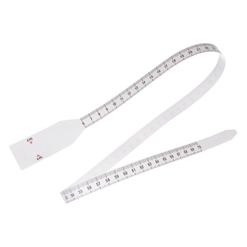 uxcell Head Circumference Measuring Tape, 70cm, Plastic, for Measuring Children's Head and Arm Circumference, White