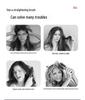 Dual-Purpose Ionic Hair Straightener & Curler - Gentle on Hair