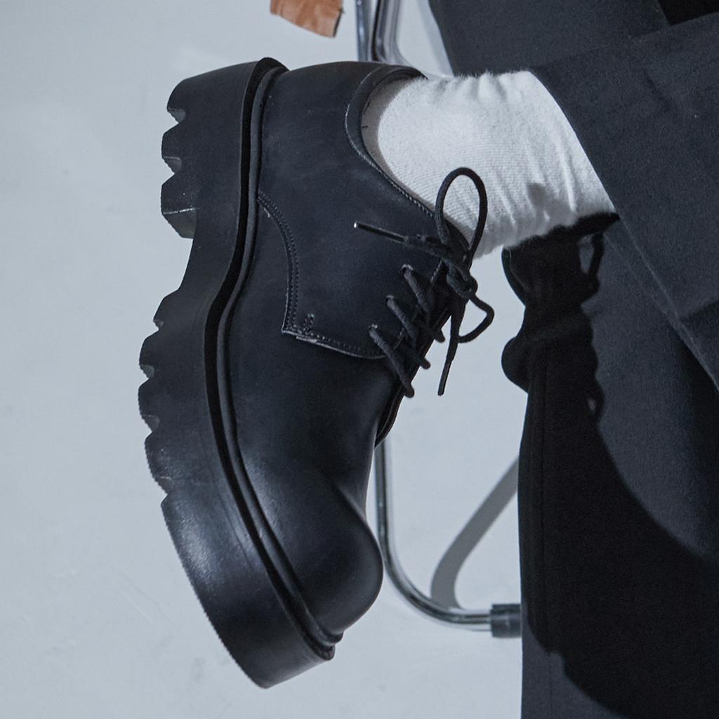 [PASCOROZEN] JC1301 Venice 4 Hole Derby Shoes Black, JC1301, 7000030342, Popular Korean Shoes