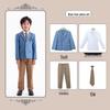 British College Style School Uniform Set – Kindergarten Boys' & Girls' Plaid Suit and Skirt.