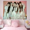 Kpop Group Ffifty Fifty Anime Tapestry Hanging Tarot Hippie Wall Rugs Dorm Home Decor