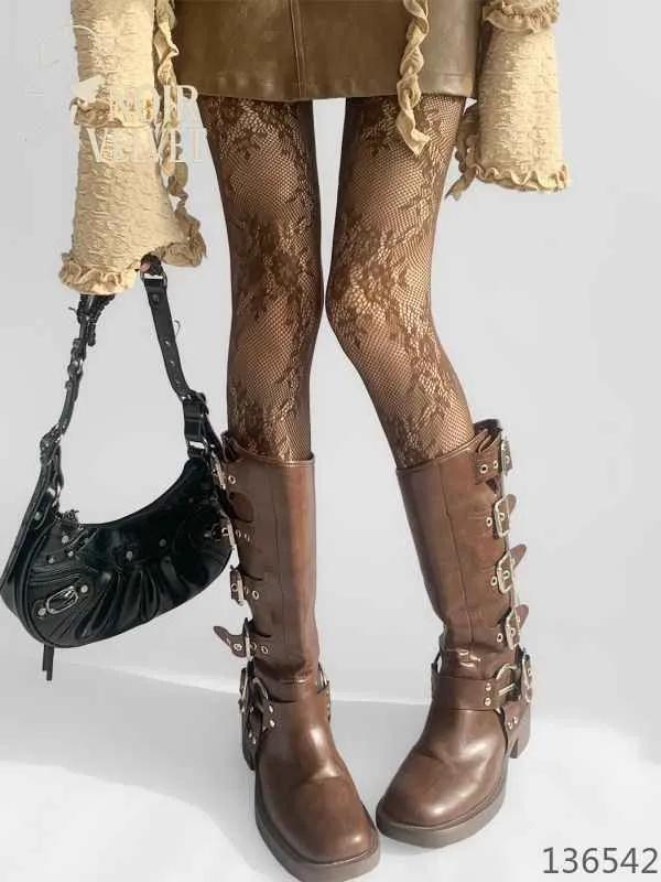 

Сексуальні мереживні панчохи та колготки One Size кавовий